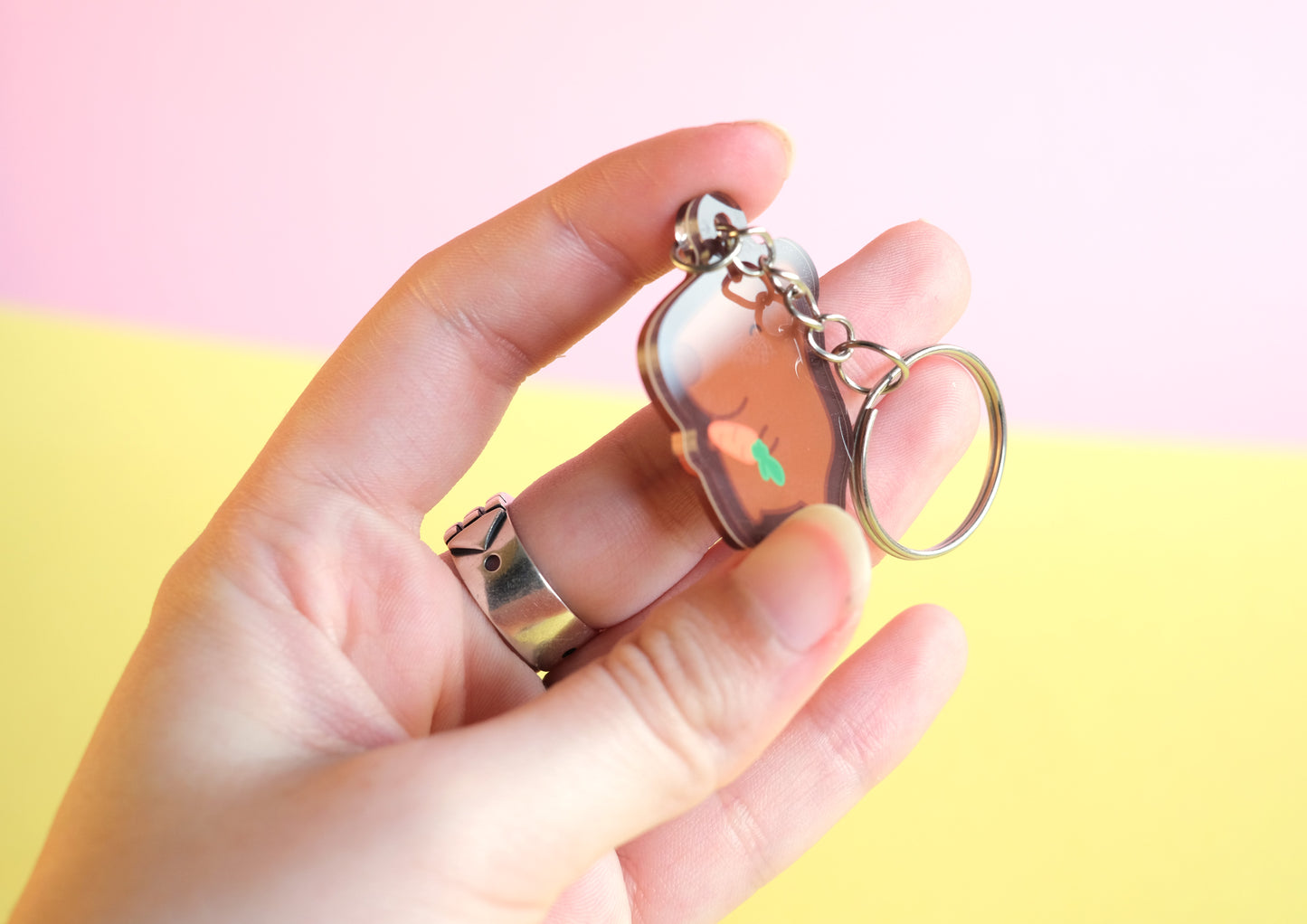 Capybara Keychain