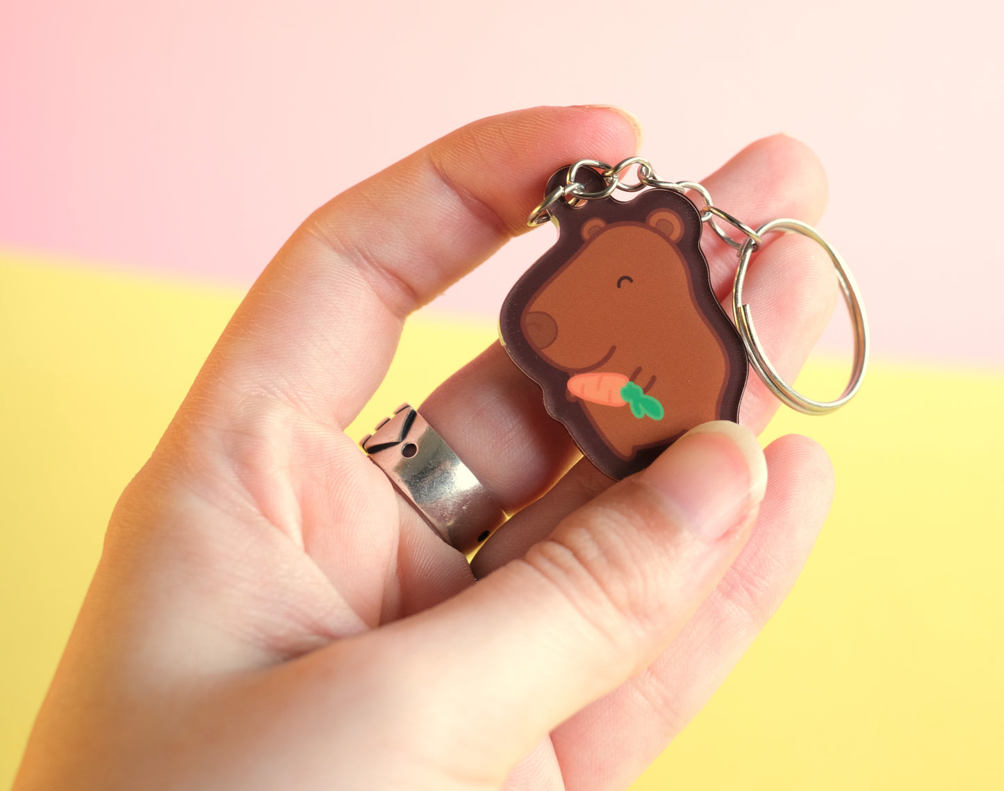 Capybara Keychain