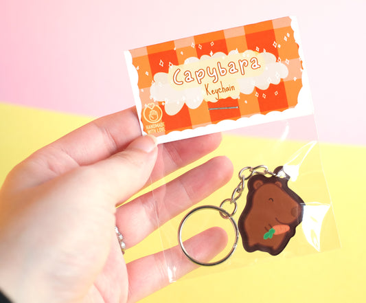 Capybara Keychain