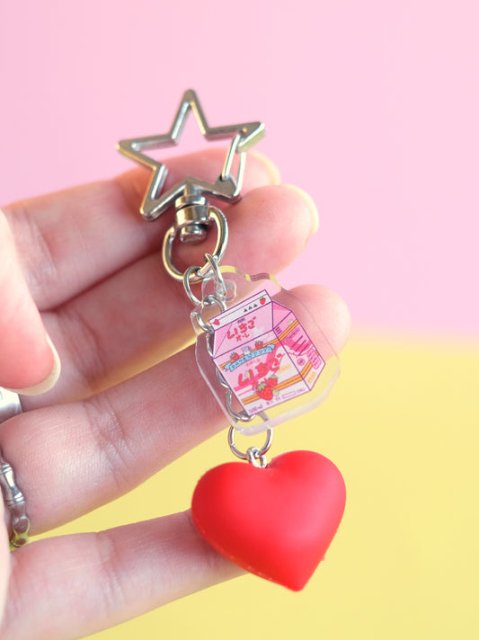 Strawberry Keychain