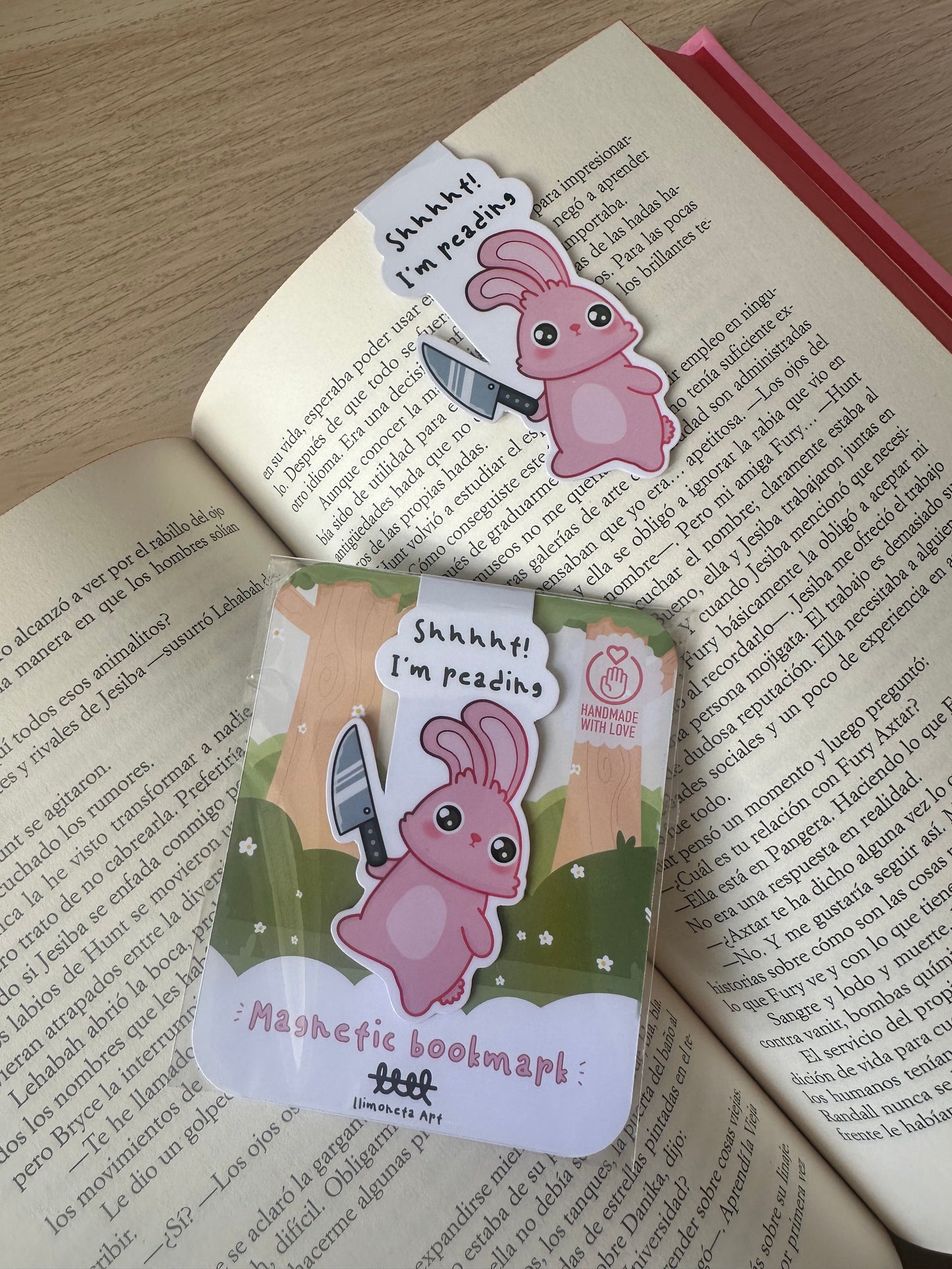 Magnetic Bunny bookmark