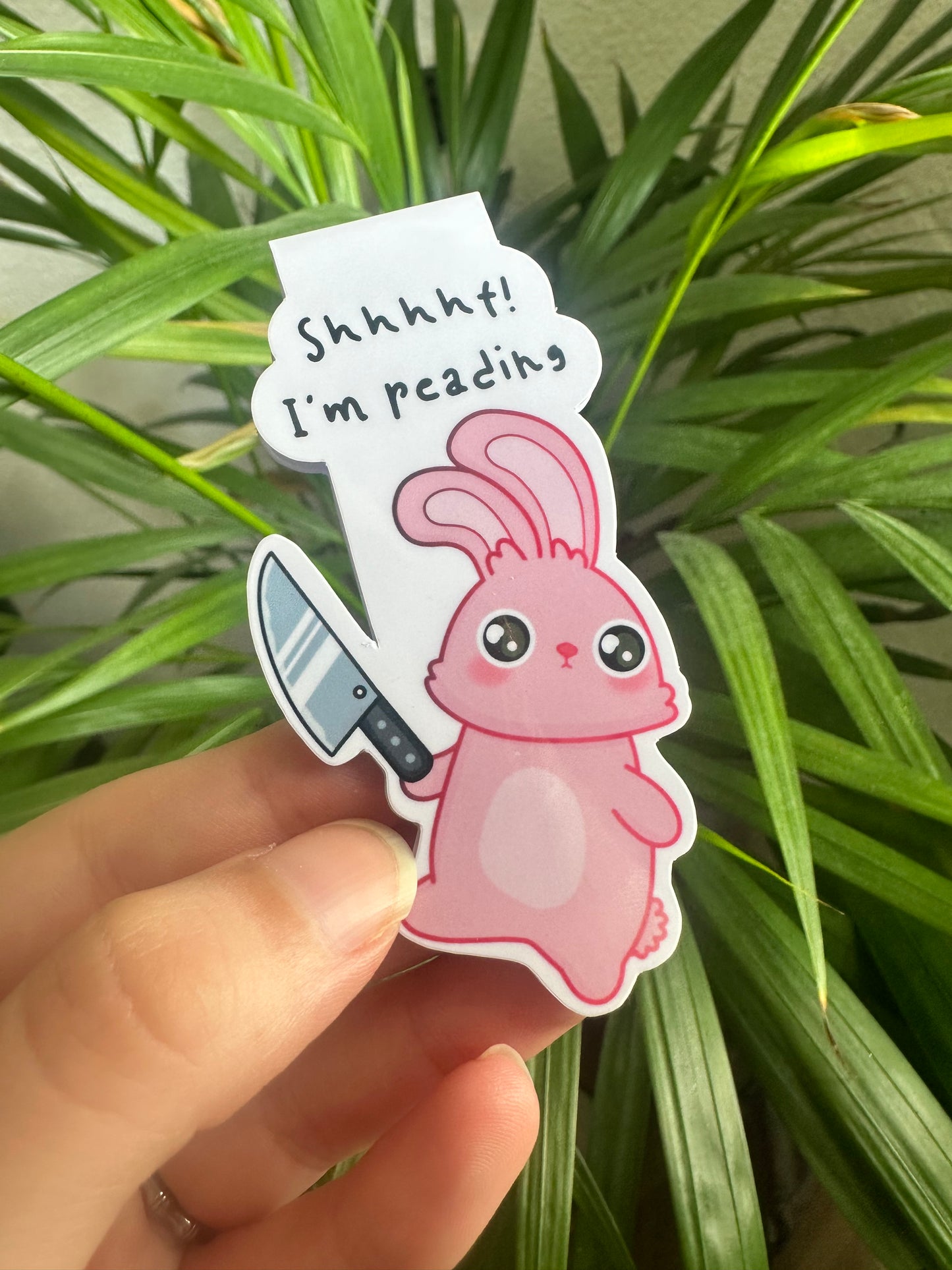 Magnetic Bunny bookmark