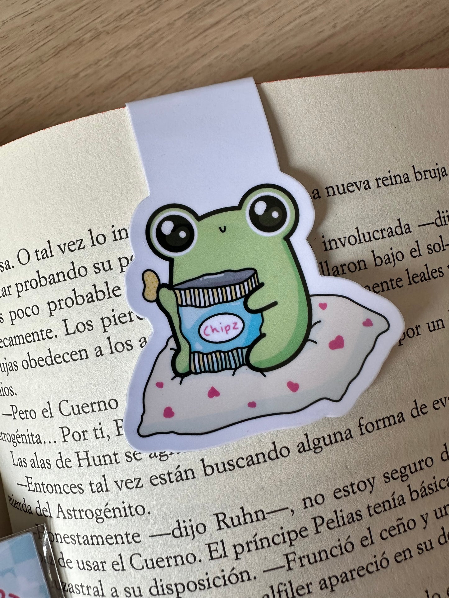 Frog Chipz Magnetic Bookmark