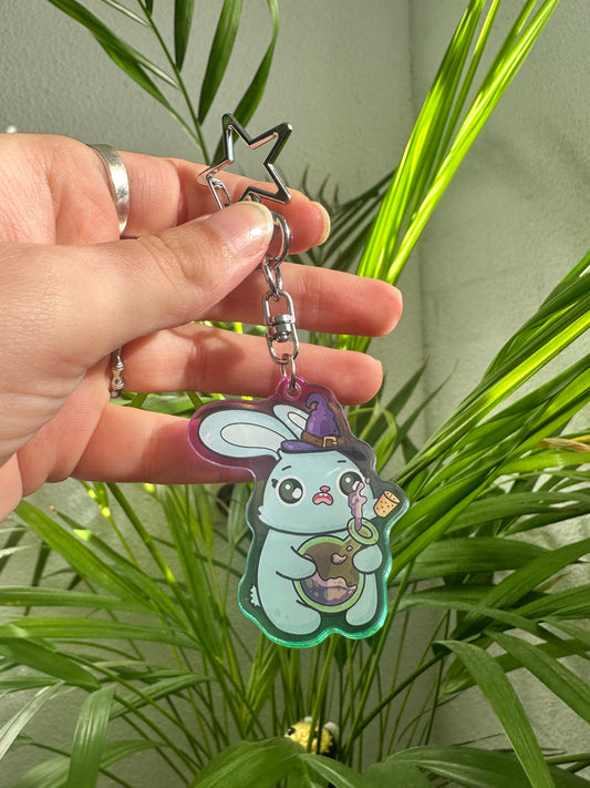 Bunny with Potion Keychain