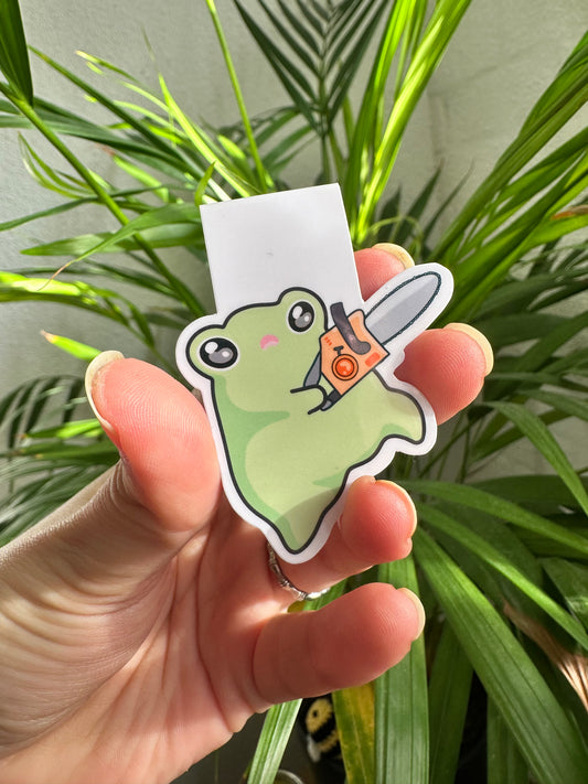 Angry Frog Magnetic Bookmark