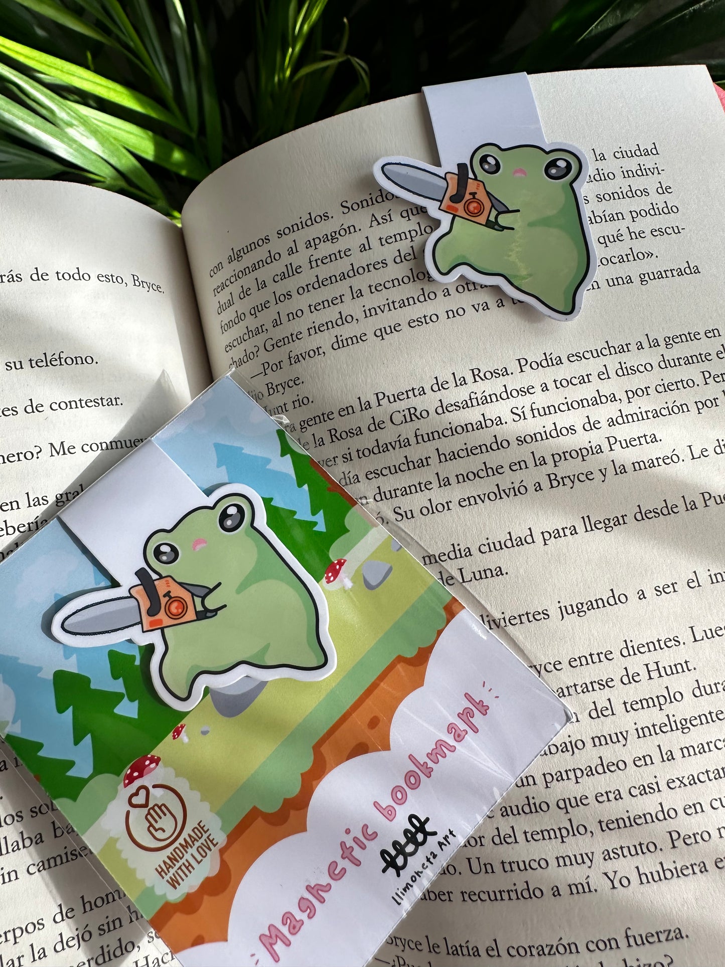 Angry Frog Magnetic Bookmark