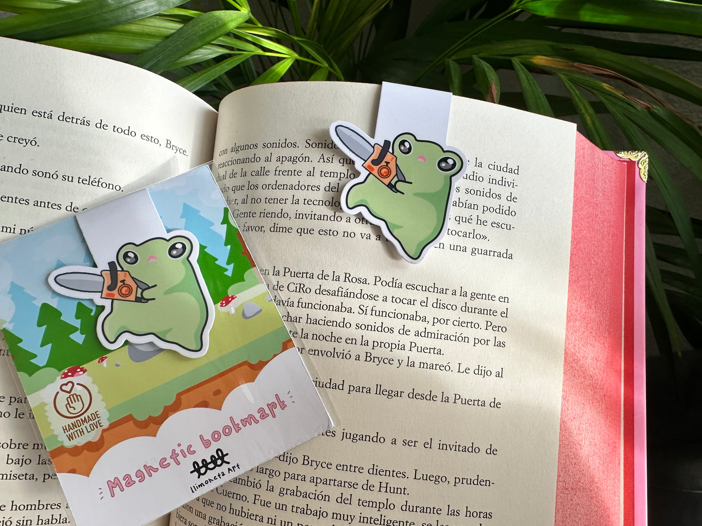 Angry Frog Magnetic Bookmark