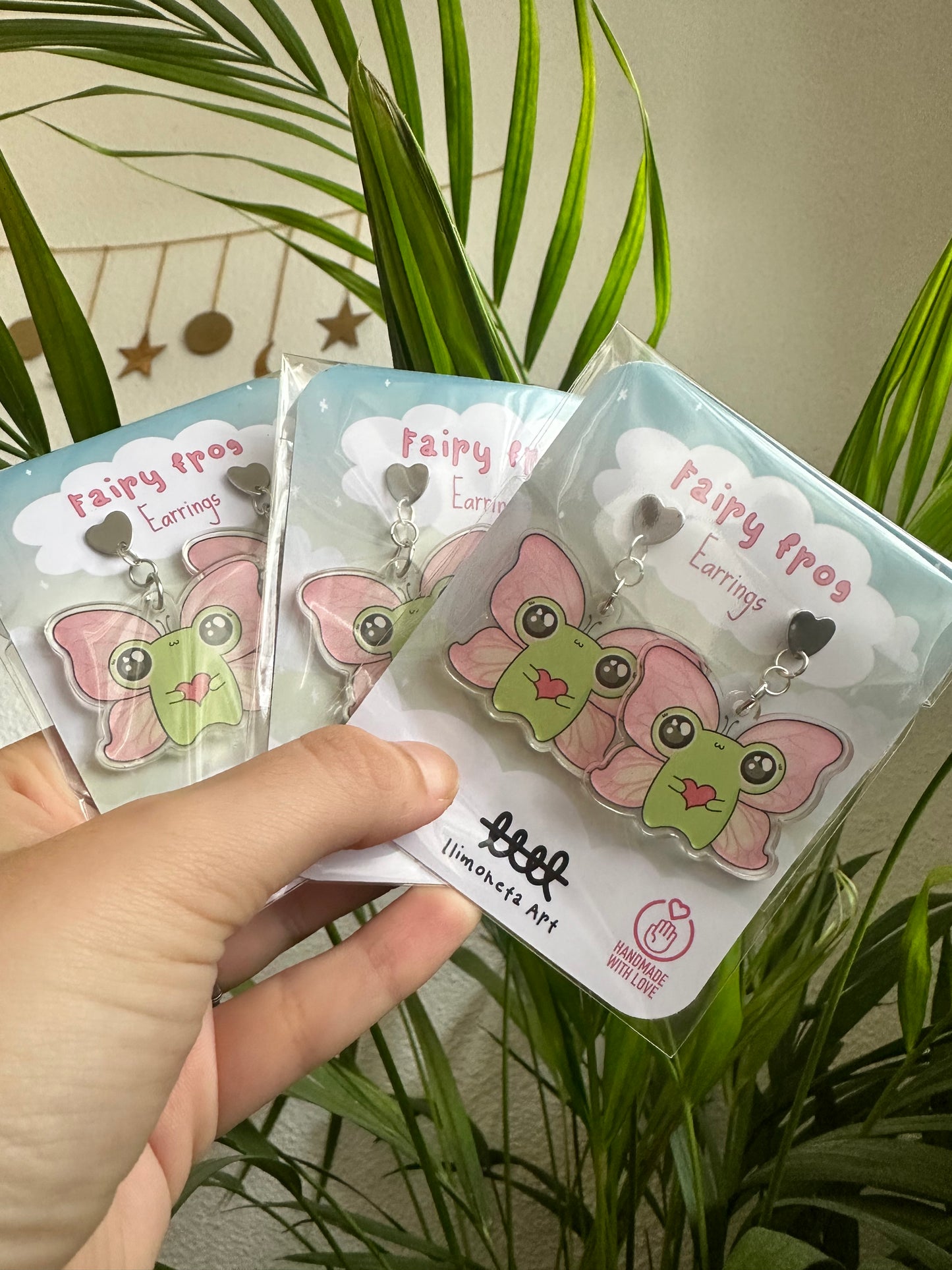 Fairy Frog Earrings